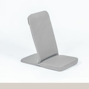 Axess Industries chaise de sol cale dos multiposition   coloris gris clair