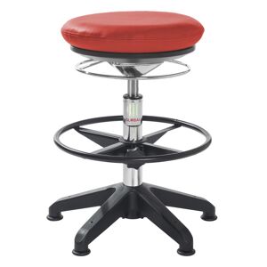 Axess Industries siège pilates ergonomique   coloris rouge   modèle sans repose pieds