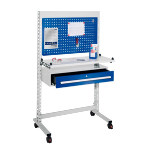 Axess Industries poste de travail mobile   equipement tiroir   dim. lxpxh 1680 x 1070 x 400 mm
