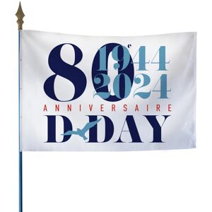 Axess Industries drapeau sur hampe special 80 ans d-day   dim. pavillon lxl 40 x 60 cm  ...