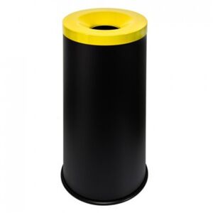 Axess Industries poubelle anti-feu de tri selectif   volume 90 l   coloris vert