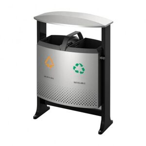 Axess Industries poubelle de tri selectif d'exterieur