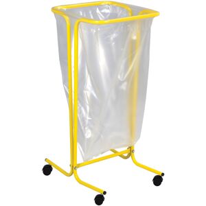 Axess Industries support sac mobile ou sur pieds   modele sur roulettes   specificite jaune -...