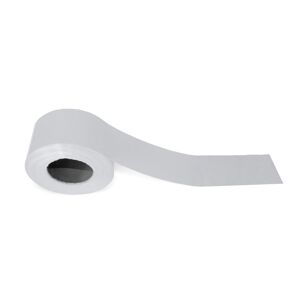 Axess Industries rubalise de signalisation a fond uni   coloris blanc   larg. 50 mm