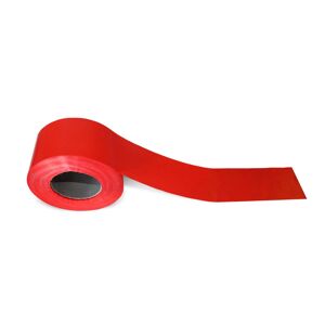 Axess Industries rubalise de signalisation a fond uni   coloris rouge   larg. 50 mm