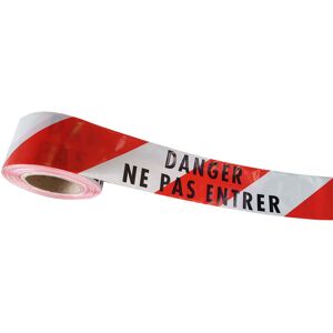 Axess Industries ruban de balisage « entree interdite »   message danger ne pas entrer