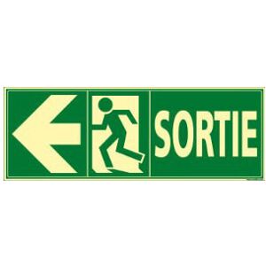 Axess Industries signaletique de secours et consignes d'urgence   type sortie   modele fleche...