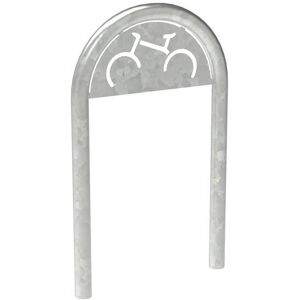 Axess Industries appui cycles trombone   version signaletique velo   finition galvanisee