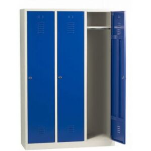 Axess Industries vestiaire industrie propre grande largeur - l 400 mm   nbre de colonnes 3  ...