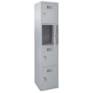 Axess Industries vestiaire casier multicases 4, 8, 12 ou 16 cases - larg. 400 mm   nbre de...