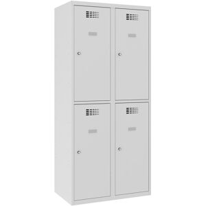 Axess Industries vestiaire multicases 2 cases superposees - larg. 400 mm   nbre de colonnes 2...