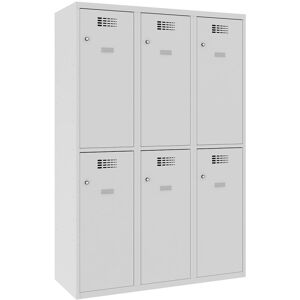 Axess Industries vestiaire multicases 2 cases superposees - larg. 400 mm   nbre de colonnes 3...