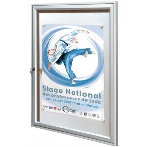 Axess Industries vitrine d'interieur robuste et securisee - epaisseur 30 mm