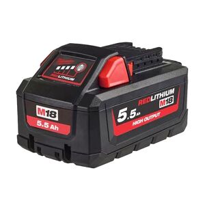 Milwaukee Batterie Milwaukee M18 High output HB5.5 18V-5,5AH au lithium 4932464712