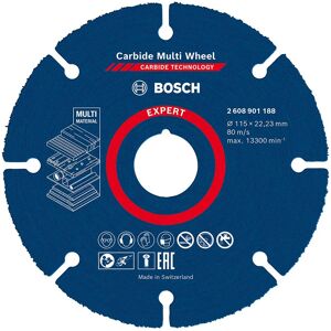 Bosch Disque a tronçonner EXPERT Carbide Multi Wheel 115 mm, 22,23 mm 2608901188