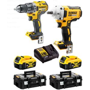 DeWALT DCK2077P2T Pack 2 outils DCD791 + DCF894 (18V/2x5,0Ah) 2xTstak