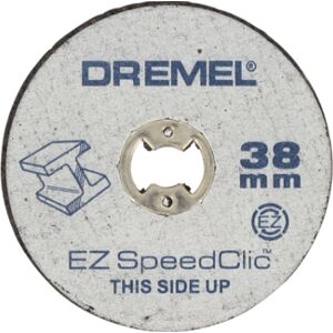 DREMEL EZ SpeedClic : pack de 5 disques a tronconner pour la decoupe des metaux. 2615S456