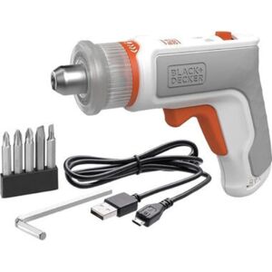 BLACK & DECKER Black &amp; Decker BCRTA01 Tournevis sans fil 3,6V/1,5Ah avec mandrin pour cles L 2 - 5mm