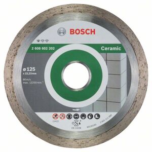Bosch Disque a tronçonner diamanté Standard for Ceramic 125x22,23mm 2608602202 - Publicité