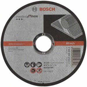 Bosch Disque a tronçonner Standard for Inox 125x1,6 mm 2608603172