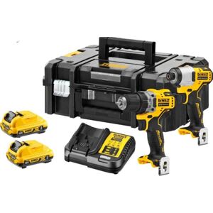 DeWALT DCK2110L2T Kit DCD701 + DCF801 (12V/2 x 3,0 Ah) Tstak - Publicité