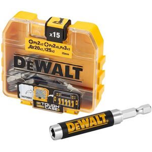 DeWALT DT71511 Jeu d&#039;embouts 16 pieces avec guide-vis magnétique