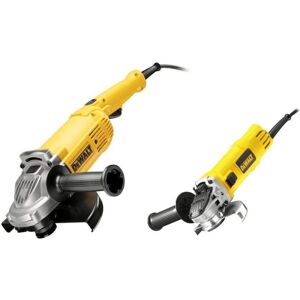 DeWALT DWE492DUO2 Ensemble de meuleuses d&#039;angles (DWE492+DWE4157)(230mm/125mm)(2200W/900W)