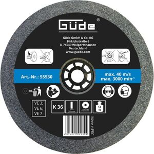 GÜDE Meule abrasive pour touret G55236 - 175 x 25 mm - grain 36 55530