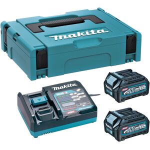 Makita 191J81 6 Packs Energie Li ion XGT 40V 2 batteries 1 chargeur MAKPAC