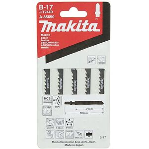 Makita A-85690 Lame a chantourner coupe rapide pour bois, contre-plaque et PVC (5 a 60 mm)