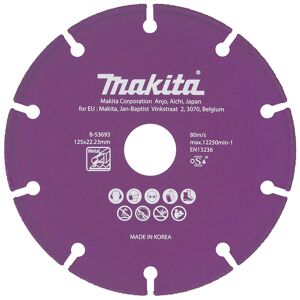 Makita B 53693 Disques a concretion diamant pour metal 125x13x2223mm
