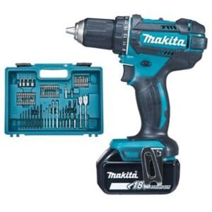 Makita DDF482RFE Perceuse visseuse Li-ion 18V/3,0 Ah ( kit d&#039;accessoires)