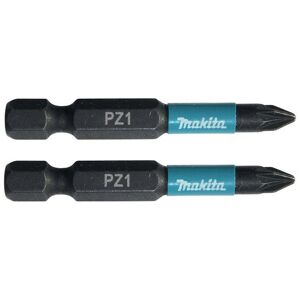 Makita B-63747 Embouts Impact Black 50 mm POZIDRIV (PZ), Hexa 1/4&#039;&#039;