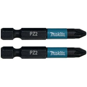 Makita B-63753 Embouts Impact Black 50 mm POZIDRIV (PZ), Hexa 1/4&039;&039;