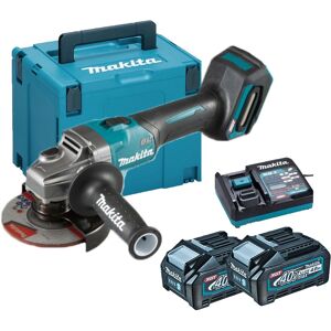 Makita GA005GM201 Meuleuse 125mm Li-ion XGT (2x4,0Ah/40V) Makpac 4 - Publicité