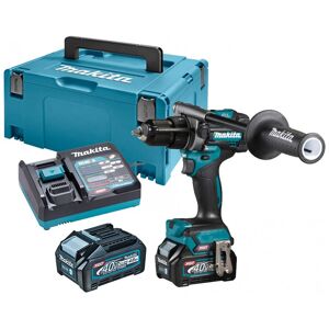 Makita HP001GM201 Perceuse visseuse a percussion Li-ion XGT 2x40V/4,0Ah, Makpac