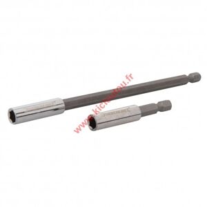 Silverline 2 Porte embouts magnetique 1/4 60mm et 150 mm