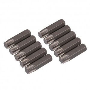 Silverline 10 embouts T40 chrome-vanadium 25mm torx