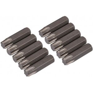 Silverline 10 embouts T40 chrome-vanadium 25mm torx