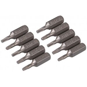 Silverline 10 embouts T10 chrome-vanadium 25mm torx