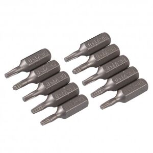 Silverline 10 embouts T10 chrome-vanadium 25mm torx