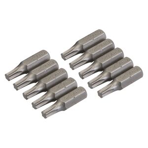 Silverline 10 embouts T25 chrome-vanadium 25mm torx