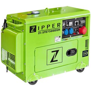 Zipper Maschinen Groupe electrogene diesel silencieux 5000 W (230 V / 400 V)