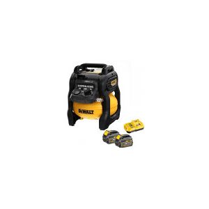 DEWALT COMPRESSEUR SANS FIL DCC1054T2 XR FLEXVOLT 54V 2 batteries 18V/54V 6Ah/2Ah 10 Litres