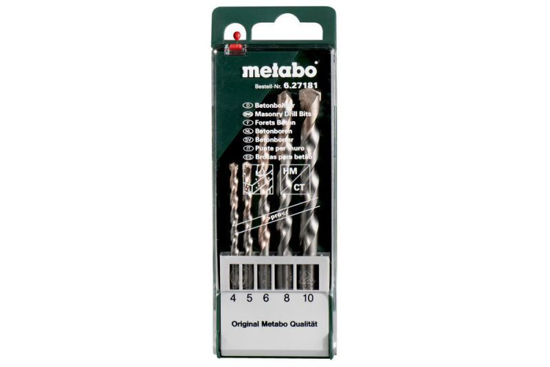 Metabo Coffret de forets à béton, série pro - 5 pièces