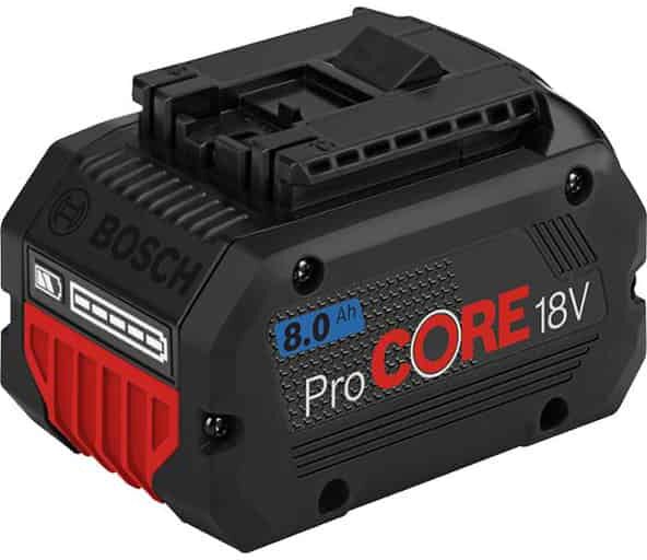 BOSCH Batterie Li-ion ProCORE 18V 8Ah - 1600A016GK