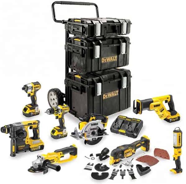 DEWALT Pack 8 outils XR Li-ion 18V 5Ah - DCK853P4