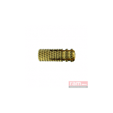 RAM Boîte plastique 25 chevilles laiton diamètre 8 mm pour tige filetée 66008