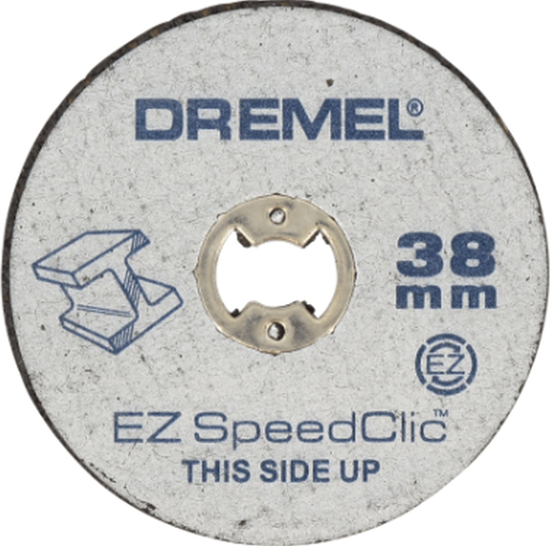 DREMEL EZ SpeedClic : pack de 5 disques a tronçonner pour la découpe des métaux. 2615S456
