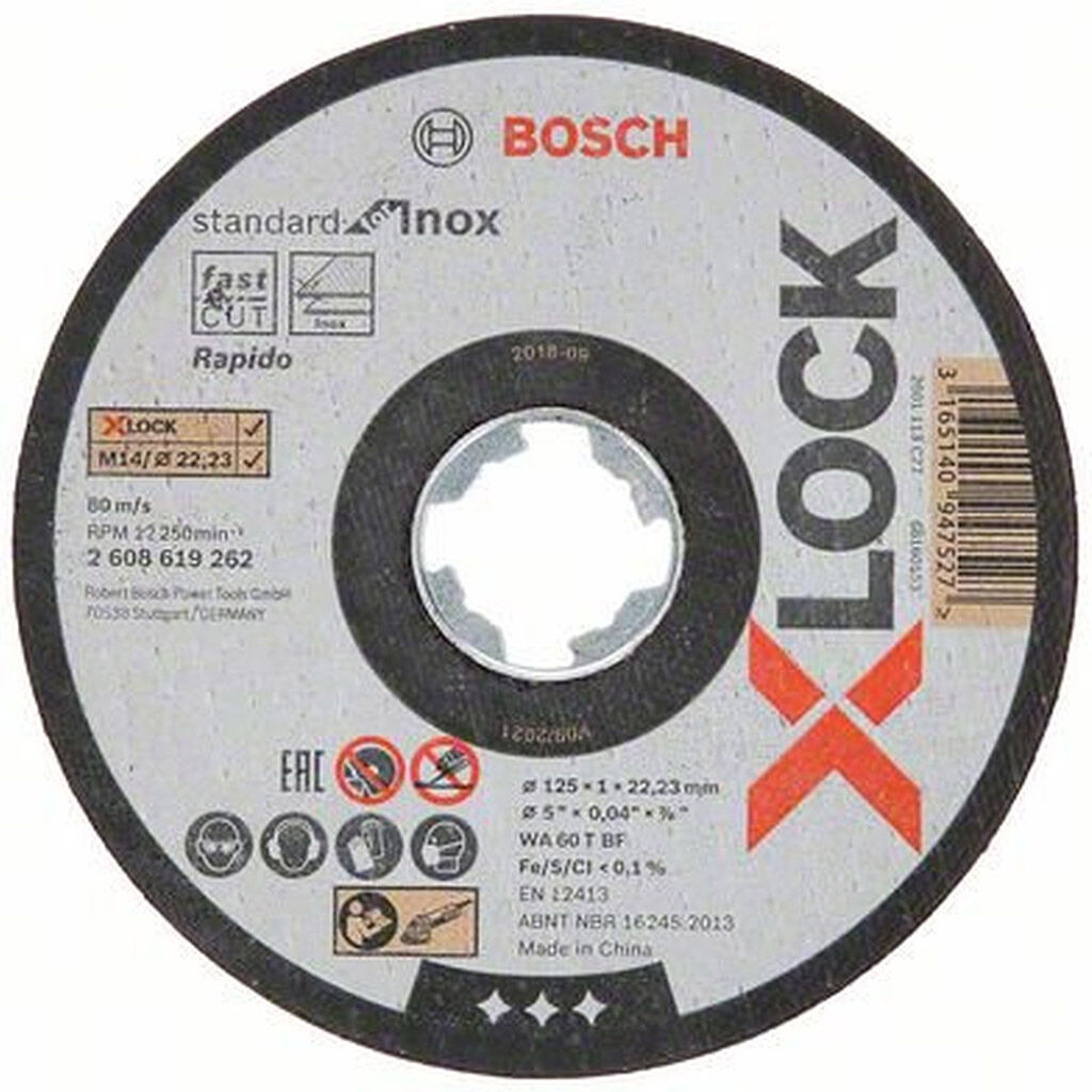 Bosch Disque a tronçonner X-LOCK Standard for Inox 2608619262